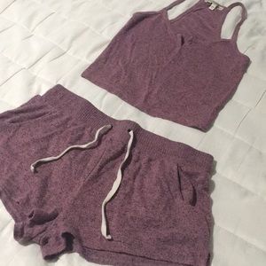 Express One Eleven crop pajama set